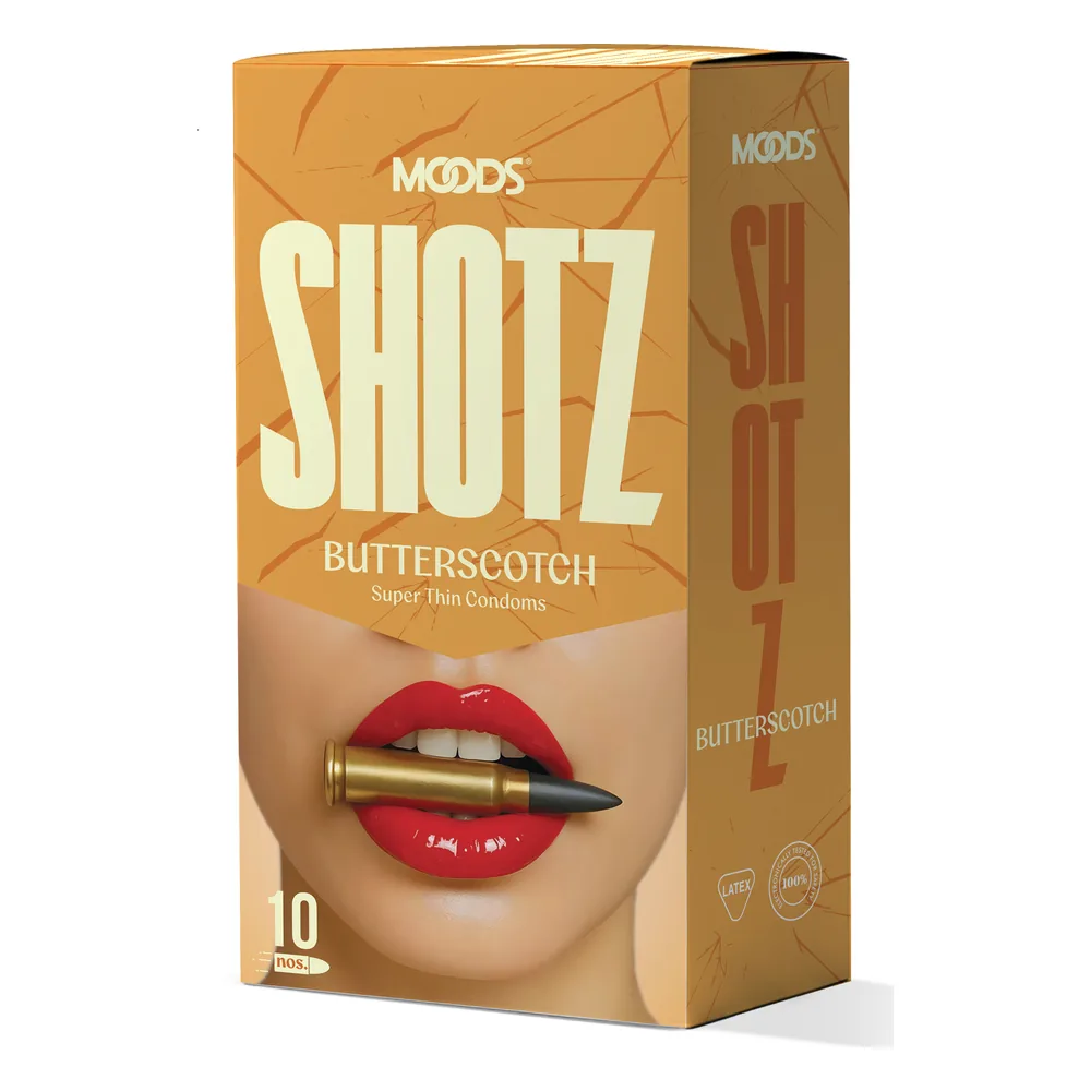 MOODS SHOTZ Butterscotch 10s Condoms