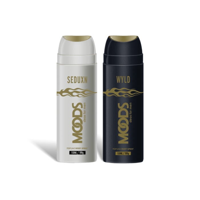 MOODS Perfume Body Spray - 150 ml (Seduxn) with Perfume Body Spray - 150 ml (Wyld)